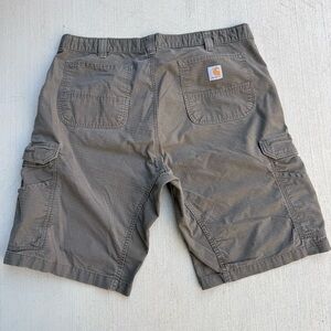 Men's Carhartt Relaxed Fit Cargo Shorts Size 40 Shadow Grey Utility Workwear